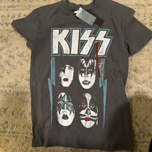 Kiss Kids T-Shirt - Black and Blue